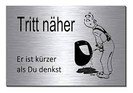 Die älteste form ist die hocktoilette, die noch immer in öffentlichen bedürfnisanstalten üblich ist. Silber Schilder Und Weitere Wohnaccessoires Gunstig Online Kaufen Bei Mobel Garten