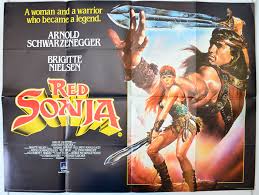 The release date was recently reported to be late 2009 with a teaser poster being released which shows red sonja with her sword atop of a pile of skulls. Red Sonja Original Cinema Movie Poster From Pastposters Com British Quad Posters And Us 1 Sheet Posters