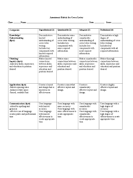 Cover letters with a referral. Rubric Cover Letter