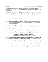 Ralph lord of the flies quotes. Lord Of The Flies Interpreting Quotations