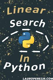 Linear Search In Python Python Algorithms Linear Search Algorithm Python