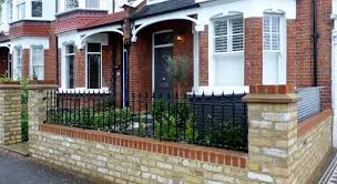 Brick Wall Designs Front House Victorian Front Garden Brick Wall Gardens House Front