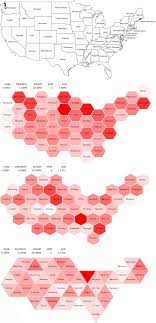 Google has removed the option to cache offline maps in the latest version of its google maps android app, but don't worry, as it has added in a hidden feature which lets you do something similar, and here's how it's done. States Of The Usa Hexagonal And Triangular Tile Maps Download Scientific Diagram
