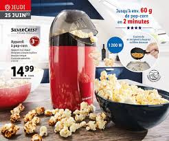 Offre Appareil A Pop Corn Silver Crest Chez Lidl