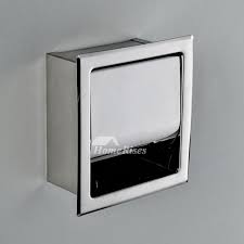 Check spelling or type a new query. Designer Recessed Toilet Paper Holder Square Shaped Stainless Steel