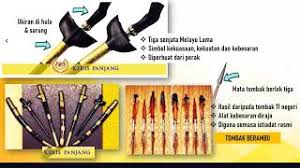 Di sampir keris ini diterapkan dengan lambang kerajaan persekutuan. Alat Kebesaran Diraja Cute766