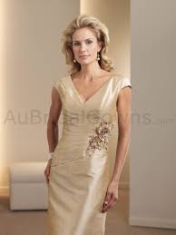 Possible Mother Of The Bride Dress Silk Shantung V Neck Mock Wrap Asymmetrically Older Bride Wedding Dress Mother Of The Bride Gown Wedding Dresses Australia