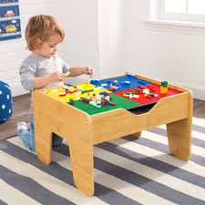 Kidkraft Wooden 2 In 1 Activity Table With Board Natural With 230 Accessories Included Walmart Com Kids Activity Table Activity Table Wooden Train