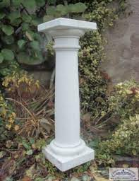 Säulen aus edelrost für ihre kreative gartengestaltung. Bad Kp0451 Saule Glatte Runde Dekosaule Fur Garten Und Innenbereich Aus Beton Steinguss 83cm 45kg Kaufen Bei Balustradenformen More
