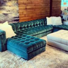 Mother Huge Chesterfield Sofa In Great Aqua Color And With Nice Low Lines Like An Italian Design Furniture Tufted Sectional Sofa Velvet Furniture