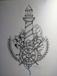 Black And White Lighthouse Tattoo Designs Pin By Tate Bathgate On Tattoo Ideas Nautical Tattoo Lighthouse Tattoo Tattoos