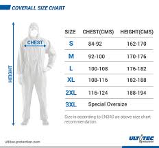 Dupont Tyvek Coveralls Sizing Chart Best Picture Of Chart