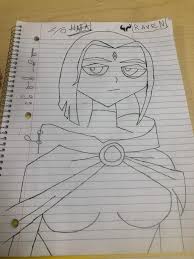Here we have a new game totally free in kiz10, unleash your creativity with this game, use your drawing skills well and practice every time you want. Just A Quick Sketch Of Raven From Teen Titans Drawing