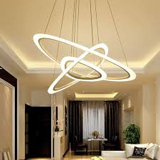 Wholesale Price Free Shipping Indoor Lighting Modern Led Lustre Chandelier Luxury Ring Living Room Le Living Room Lighting Room Lights Ceiling Lamps Bedroom