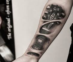 Show off your brand's personality with a custom tattoo logo designed just for you by a professional designer. Gnr Guitar Tattoo By Led Coult No 1797