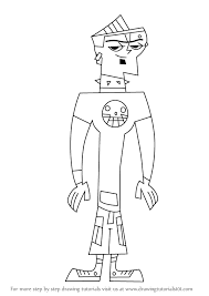 Learn How To Draw Duncan From Total Drama Island (Total Drama Island) Step  By Step : Drawing Tutorials