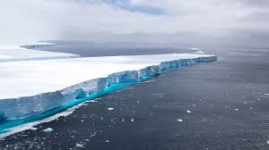 First used to describe a glacier as seen at a distance from a ship then used as a term to describe the floating chunks of ice broken off from such glaciers. A68 Iceberg That Became A Social Media Star Melts Away Bbc News