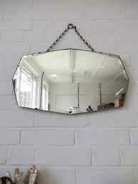 Check spelling or type a new query. Vintage Art Deco Bevelled Edge Wall Mirror With Chrome Details Mirror Wall Vintage Mirror Wall Mirror