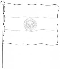 Dibujo color niños y bandera argentina. Dibujos Para Pintar Del Dia De La Bandera Nacional Argentina Colorear Imagenes