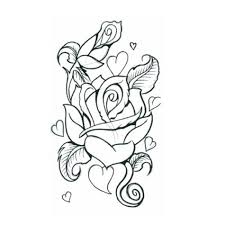 You have to start drawing the central part of the flower and then drawing side petals. Heart Drawings With Roses Free Image Download