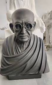 White and black Mahatma Gandhi Marble Statue, Size/Dimension: 2.5 Feet at ₹  66000/piece in Jaipur