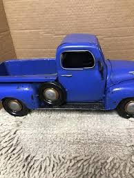 Free Shipping Vintage Truck Blue Truck Planter Old Truck Decor Etsy Vintage Truck Red Truck Red Truck Decor