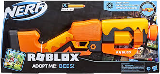Is a very popular roblox game. Buy Nerf Roblox Adopt Me Bees Lever Action Dart Blaster Rotating 8 Dart Drum 8 Elite Darts Code To Unlock In Game Virtual Item Online In Hong Kong B08sy4rhhk