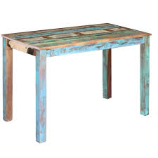 Round dining and kitchen tables. Vidaxl Dining Table Solid Reclaimed Wood Dining Room Kitchen Home Furniture Multi Color Overstock 18964765
