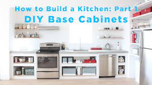 A diy kitchen island is a great way to add a custom centerpiece to your kitchen. The Total Diy Kitchen Part 1 Base Cabinets Youtube