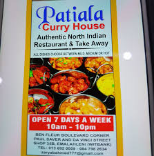 patiala curry house indian restaurant take away posts emalahleni menu prices restaurant reviews facebook