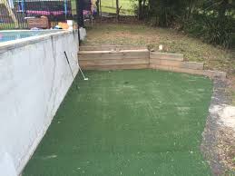 There is much more to just building a putting green, planting grass and purchasing a reel mower. An Amazing Diy Backyard Golf Green Everything You Need To Know About Synthetic Golf Greens
