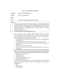 Menjadi alat pemersatu para pemuda. Soal Nasionalisme Pilihan Ganda