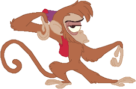 Abu, Aladdin'S Monkey Friend | Disney Paintings, Disney Cartoon Characters,  Disney Drawings