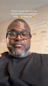 Pastor Corey with a few stories, keeping it holy 😇 and hilarious 🤣  #church #churchfunny