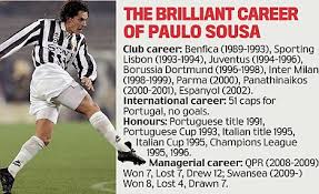 If you like paulo sousa, you may also like: The Rise And Rise Of Paulo Sousa Swansea City S Manager Owes His Life In Football To The Iceman Daily Mail Online