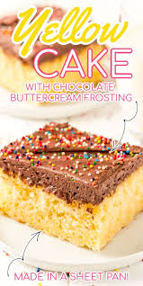 Yellow Cake Recipe Sugar And Soul In 2020 Chocolate Frosting Recipes Best Cake Recipes Cake Recipes For Kids