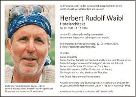 Traueranzeige von Herbert Waibl vom 01.12.2024