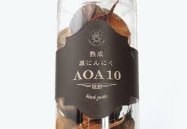 熟成黒にんにくのパッケージデザイン ラベルのクローズアップ02 黒にんにく パッケージデザイン にんにく