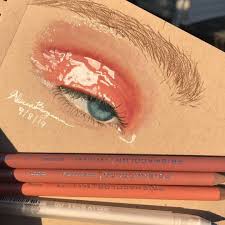trying to practice my eye drawings lol total time an hour and a half reference pic off pinterest please ignore the eyebrow idk how to make eyebrows look goo