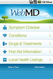 You'll found many people are using it. Webmd For Android Iphone And Ipad