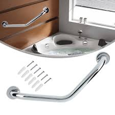 To install handicap grab bars in a shower. 17 5 Bathroom Grab Bar Bathtub Arm Safe Grip Bar Stainless Steel Shower Handle Wall Mount Handicap Grab Bars Walmart Canada