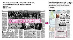 Fictitious Daily Mail Story On Migrant Infested French Suburb Receives Small Correction 6 Months Later Hacked Off .an interesting and unique railway small story ?