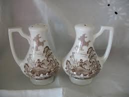 Salt Pepper Shakers Romantic Royal Staffordshire J G Meakin England Salt Pepper Shakers Salt Romantic