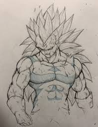 Majin Vegeta Ssj3 Dessin Goku Coloriage Dbz Dessin Manga