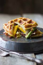 The Ultimate Cauliflower Waffle Breakfast Sandwich Waffle Sandwich Breakfast Breakfast Waffles Breakfast Sandwich Maker