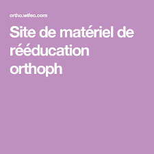 Site De Materiel De Reeducation Orthoph Info Lockscreen