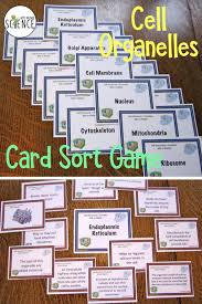 This Cell Organelle Card Sort Game Will Ensure That Your Students Know Cell Structures And Functions And It Is So Eas Cell Organelles Sorting Cards Organelles