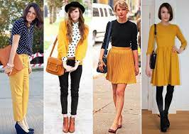 Los Colores Del 2014 Ropa Vestidos Color Mostaza Combinar Ropa Mujer