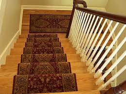Oriental Stair Runner With Matching Landing Runner Not Connected Mission Kansas Area Rug Stair Runner Stair Runner Carpet Wool Stair Runner