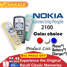 Nokia 2100 Unlocked GSM 2G Mobile Phone ...